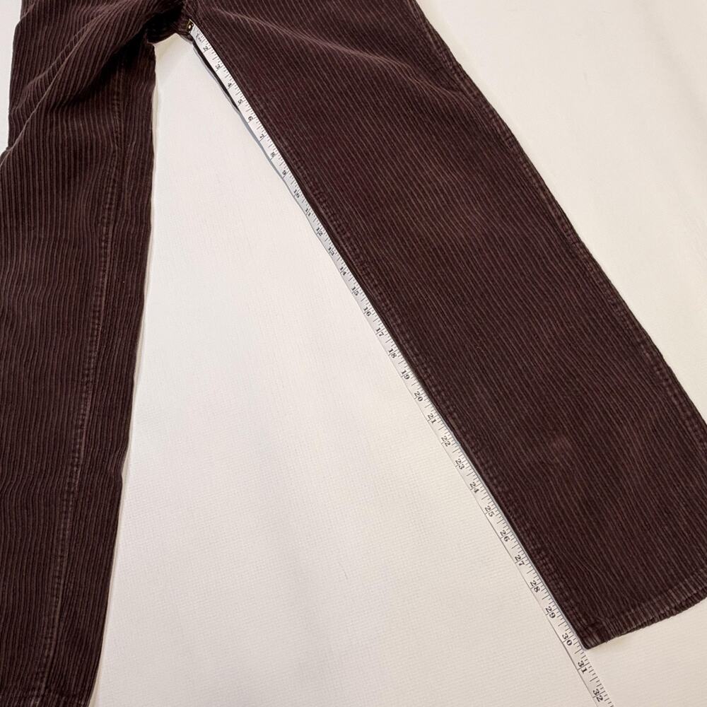 PacSun Pants Juniors 26 Brown 90s BF Carpenter Corduroy Straight Leg Relaxed - Picture 4 of 12